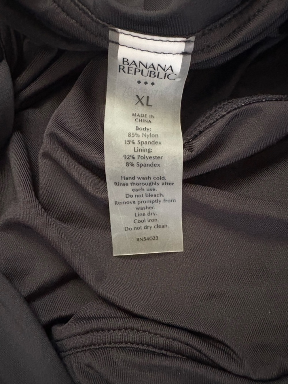 Banana Republic XL Black Halter One-Piece Swimsuit with Ruched Waist - Picture 4 of 9